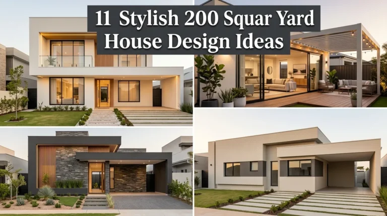 11 Stylish 200 Square Yard House Design Ideas
