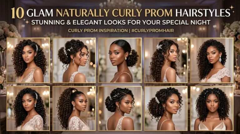 10 Glam Naturally Curly Prom Hairstyles 
