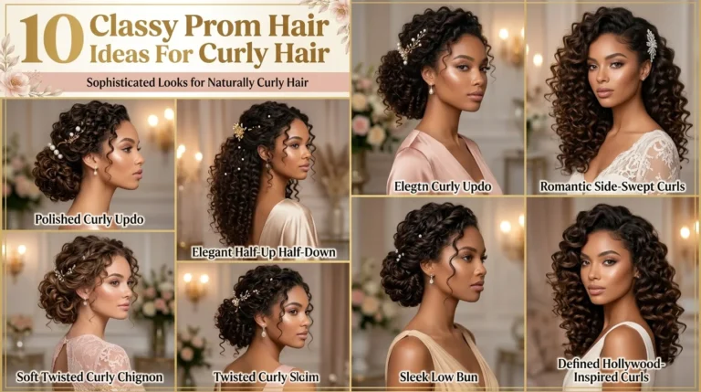10 Classy Prom Hair Ideas For Curly Hair