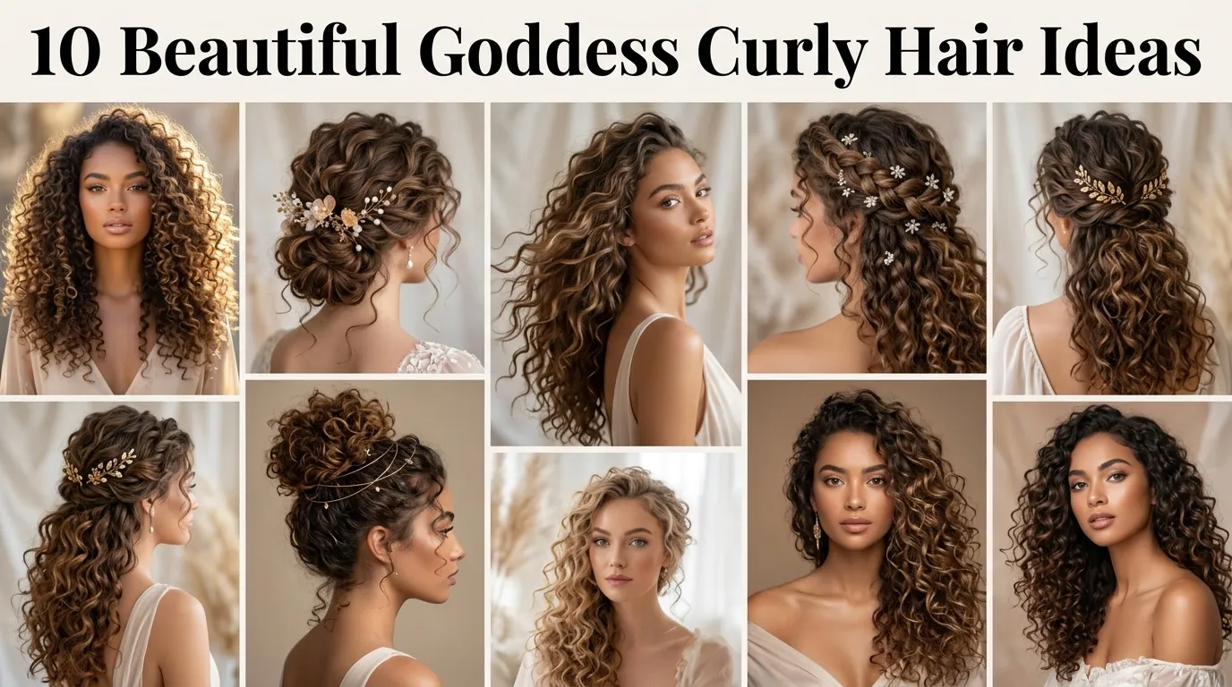 10 Beautiful Goddess Curly Hair Ideas