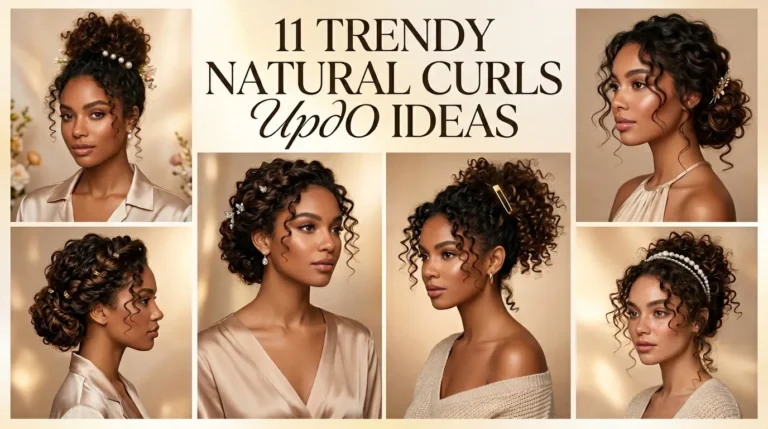 11 Trendy Natural Curls Updo Ideas