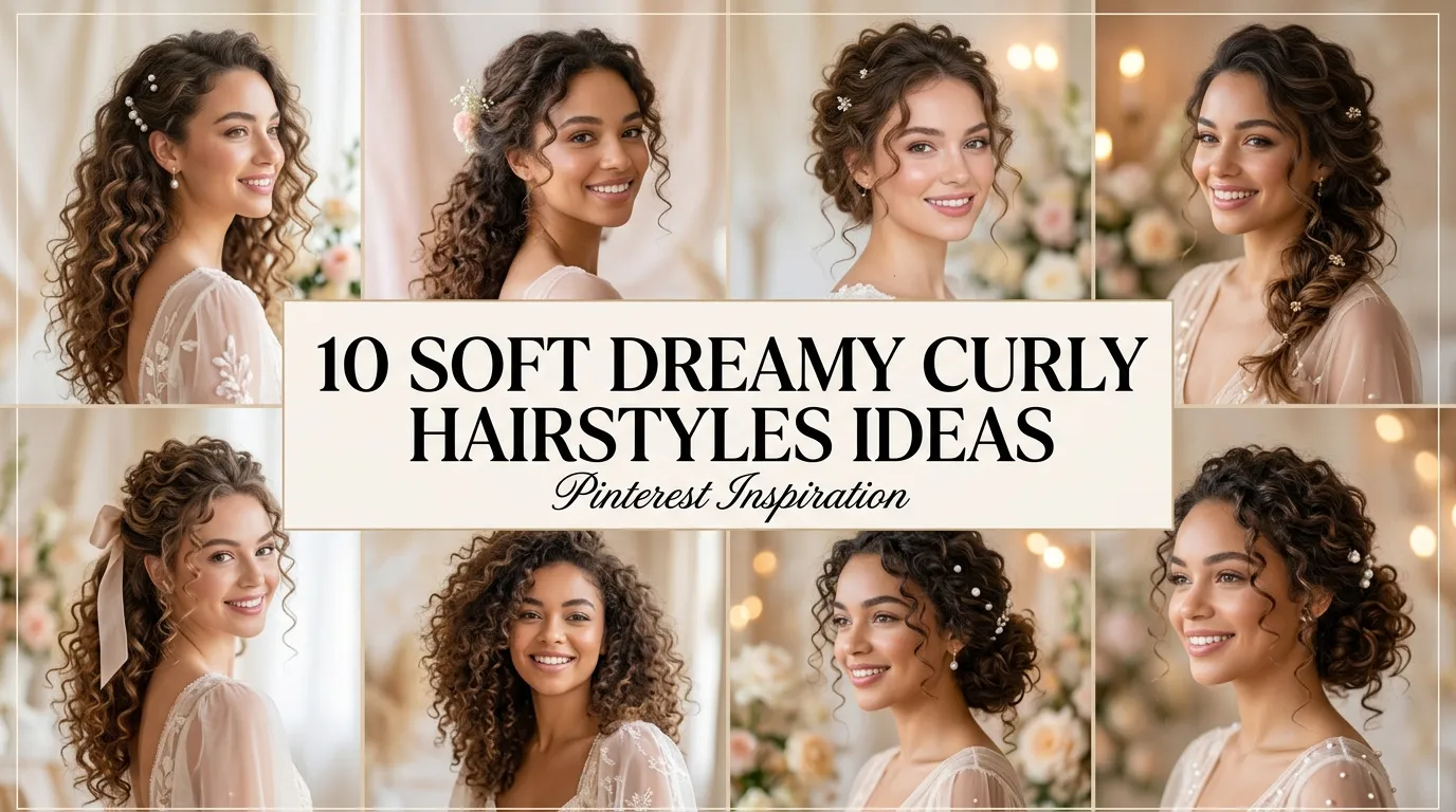 10 Soft Dreamy Curly Hairstyles Ideas