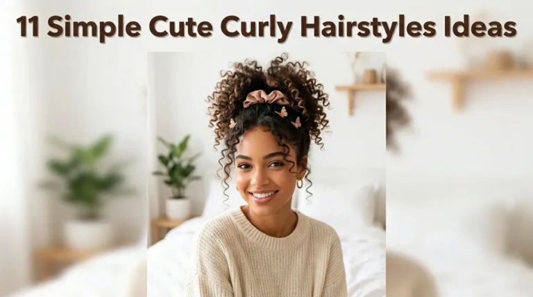 11 Simple Cute Curly Hairstyles Ideas