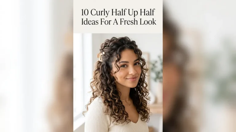 10 Curly Half Up Half Down Ideas For A Fresh Look