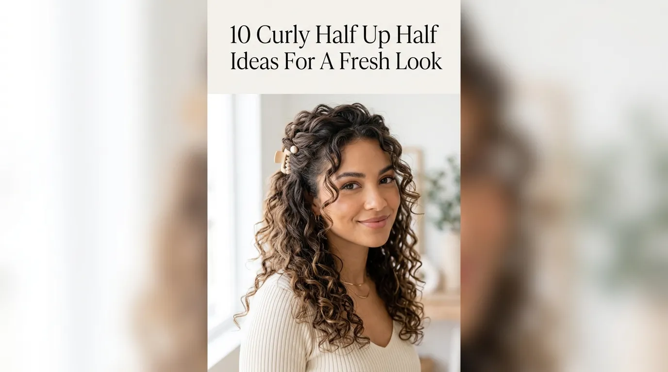10 Curly Half Up Half Down Ideas For A Fresh Look