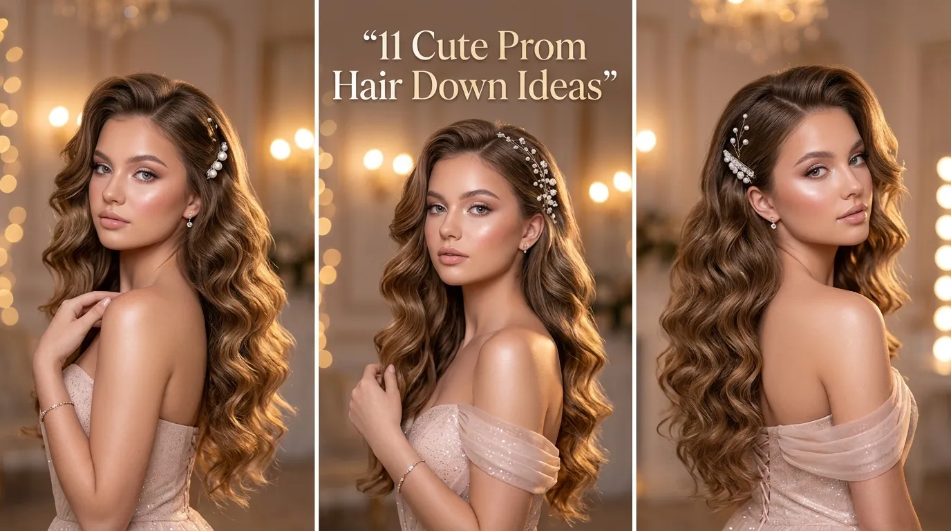 11 Cute Prom Hair Down Ideas