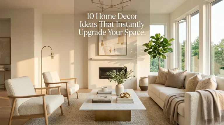 10 Home Decor Ideas That Instantly Upgrade Your Space