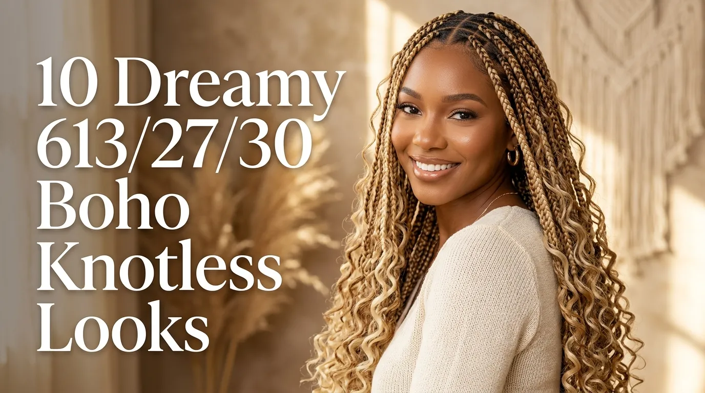 10 Dreamy 613/27/30 Boho Knotless Looks