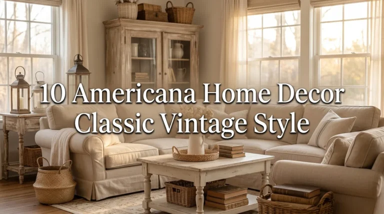 10 Americana Home Decor Classic Vintage Style