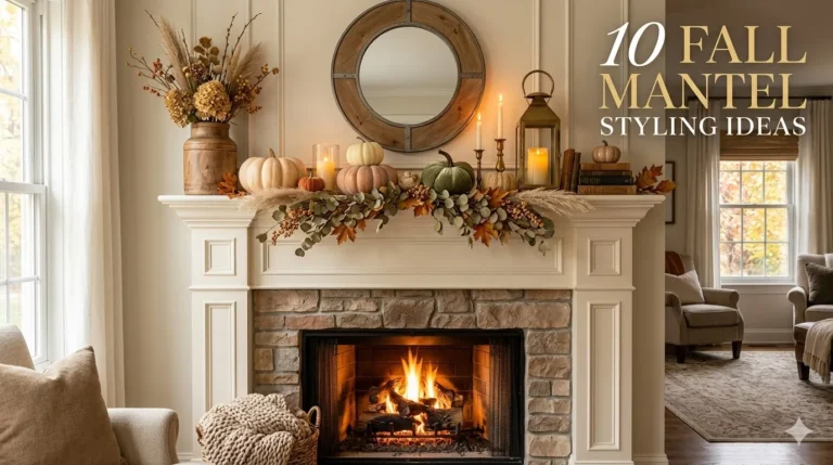 10 Fall Mantel Styling Ideas