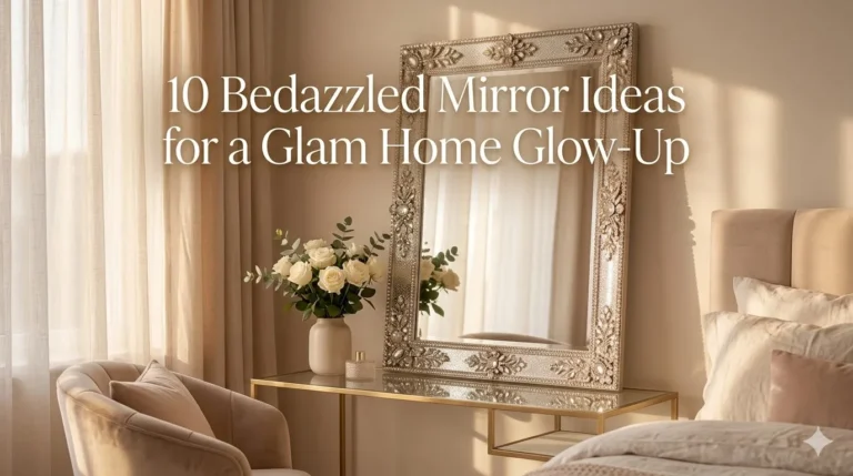 10 Bedazzled Mirror Ideas 