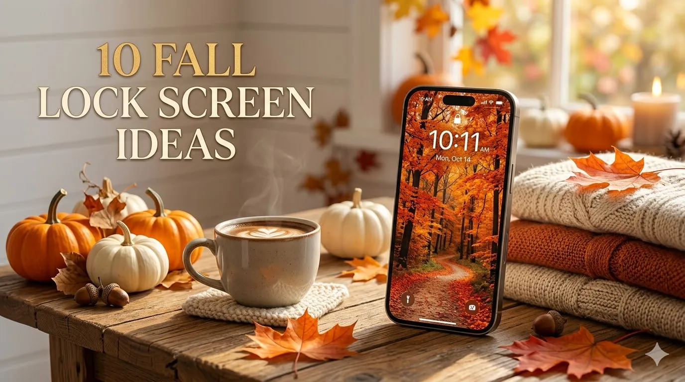 10 Fall Lock Screen Ideas