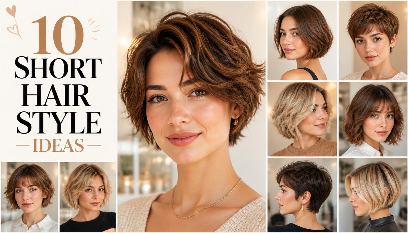 10 Short Hair Style Ideas