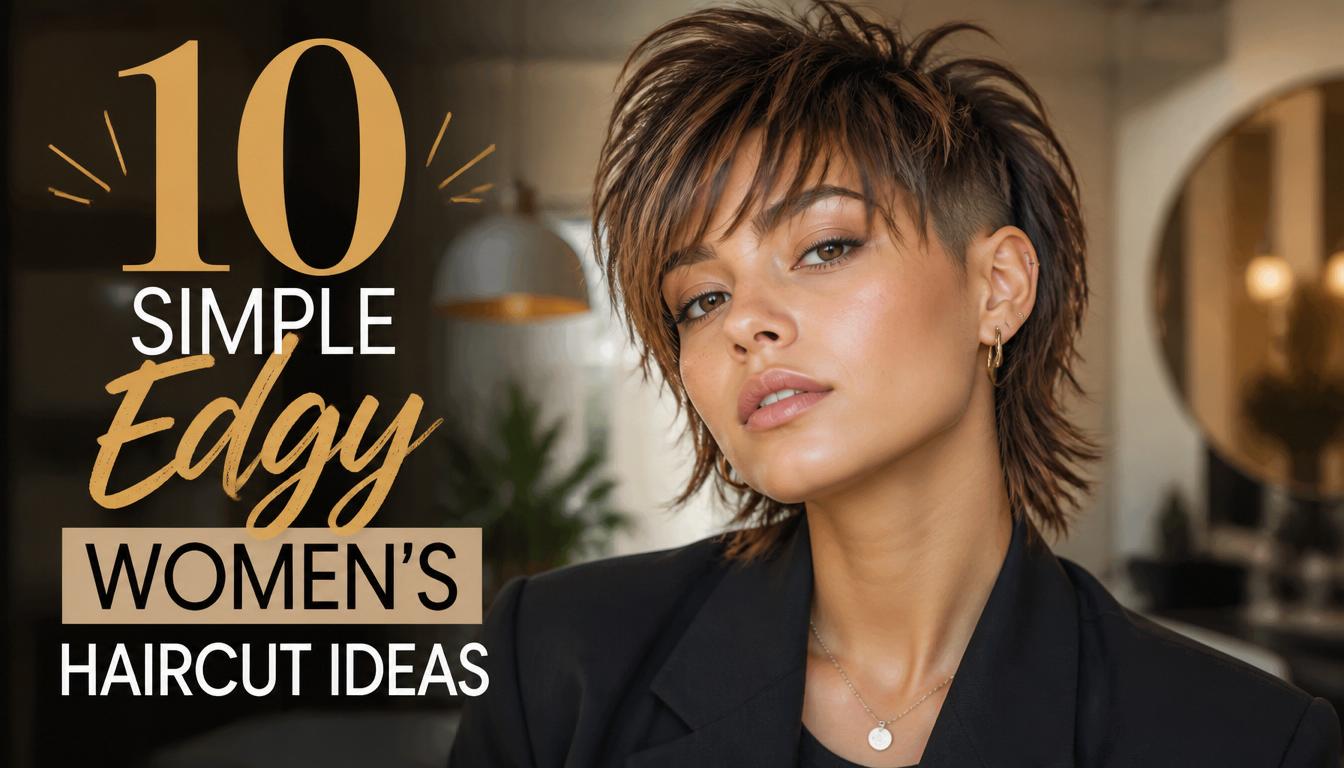 10 Simple Edgy Women's Haircut Ideas