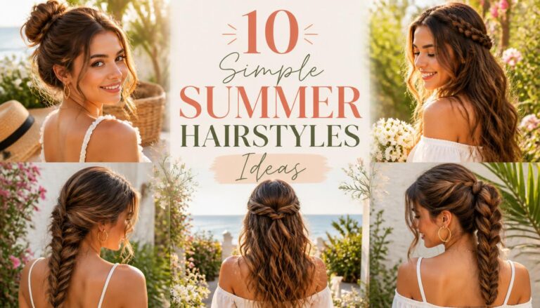 10 Simple Summer Hairstyles Ideas