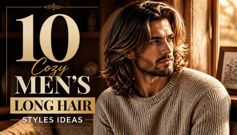 10 Cozy Men's Long Hair Styles Ideas