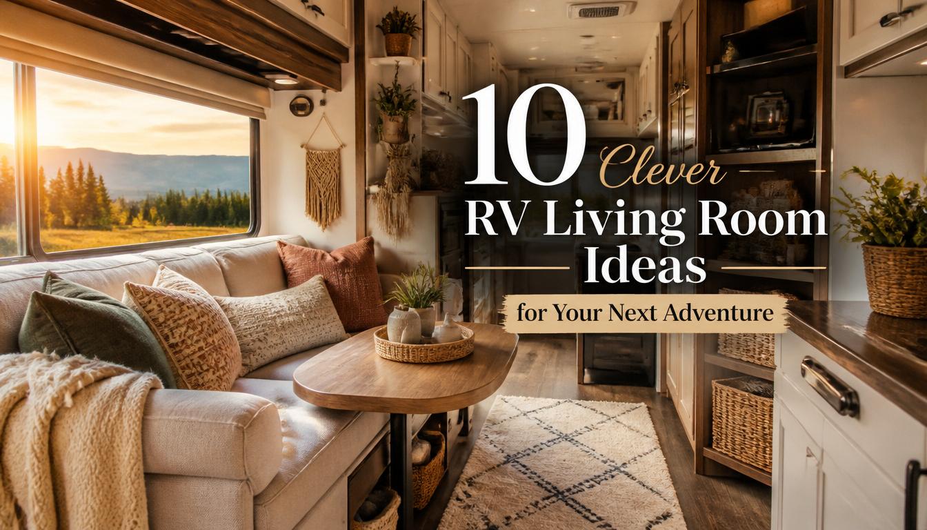 Explore 10 Clever RV Living Room Ideas for Your Next Adventure