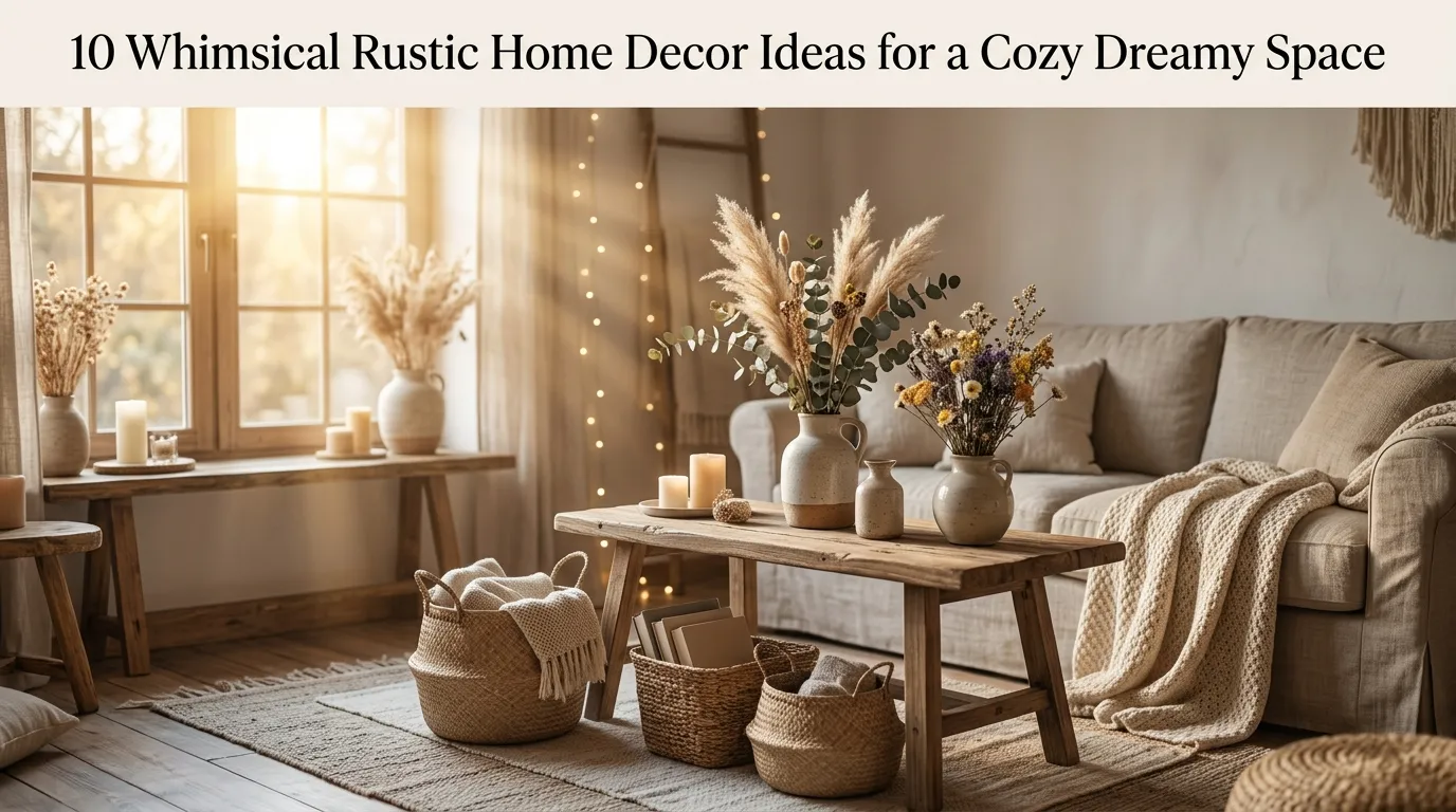 10 Whimsy Home Decor Rustic Cozy Vibe
