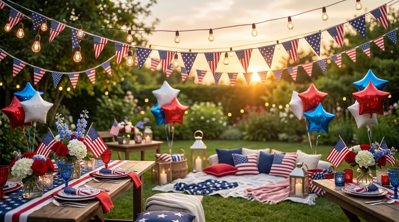 10 July 4th Decorations Outdoor Patriotic Style