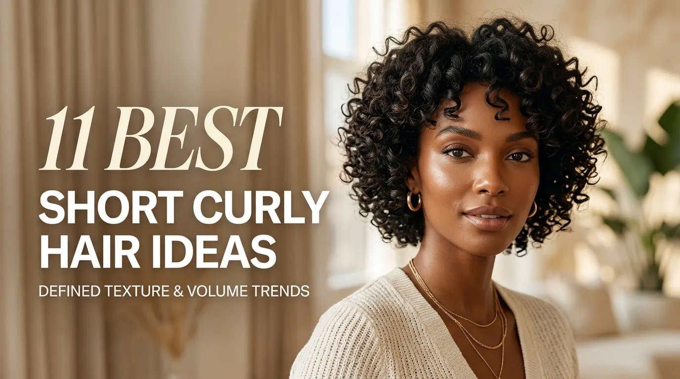 11 Best Hair Style For Short Curly Hair Ideas