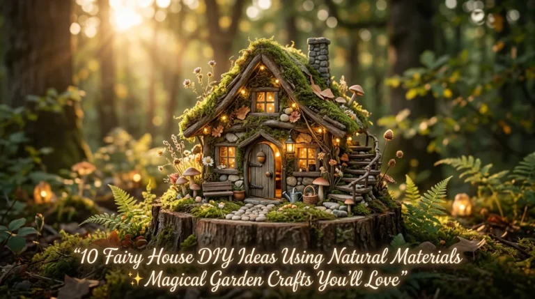 10 Fairy House DIY Natural Materials Magical Craft