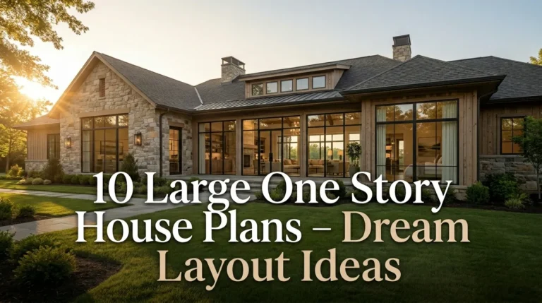 10 Large One Story House Plans Dream Layout Ideas