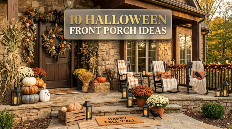 10 Halloween Front Porch Ideas