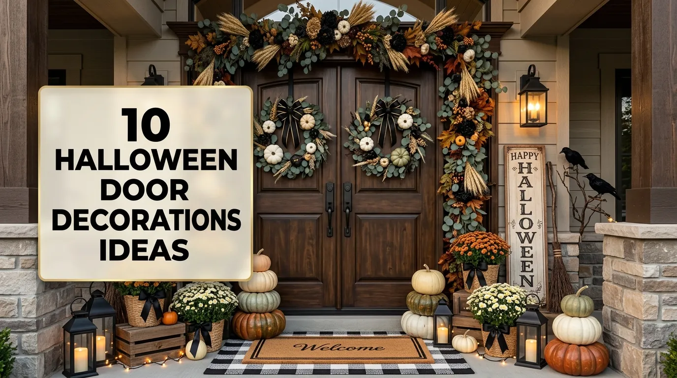 10 Halloween Door Decorations Ideas