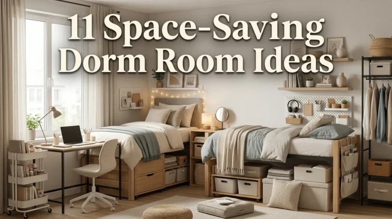 11 Space-Saving Dorm Room Ideas