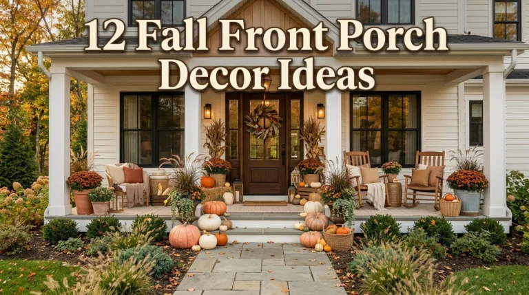 12 Fall Front Porch Decor Ideas
