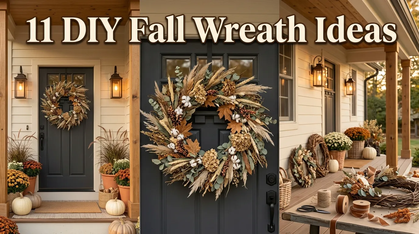 11 DIY Fall Wreath Ideas