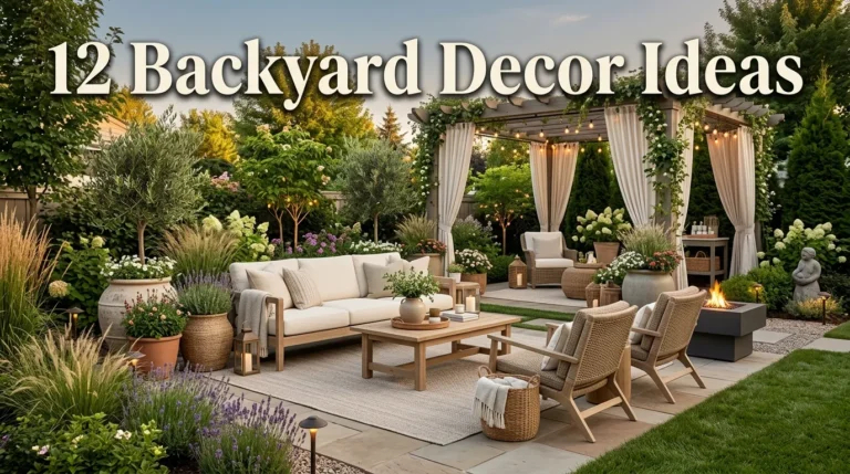 12 Backyard Decor Ideas
