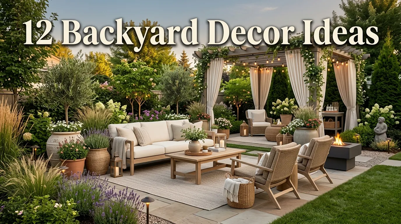 12 Backyard Decor Ideas