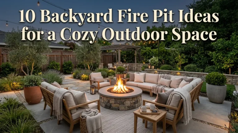 10 Backyard Fire Pit Ideas for a Cozy Outdoor Space