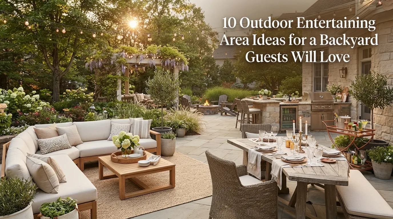 10 Outdoor Entertaining Area Ideas for a Backyard Guests Will Love