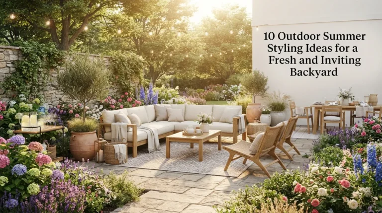 10 Outdoor Summer Styling Ideas for a Fresh and Inviting Backyard
