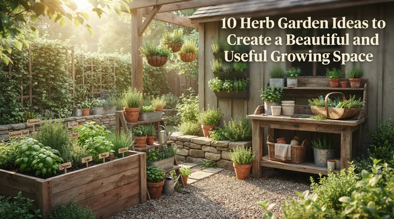 10 Herb Garden Ideas to Create a Beautiful and Useful Growing Space