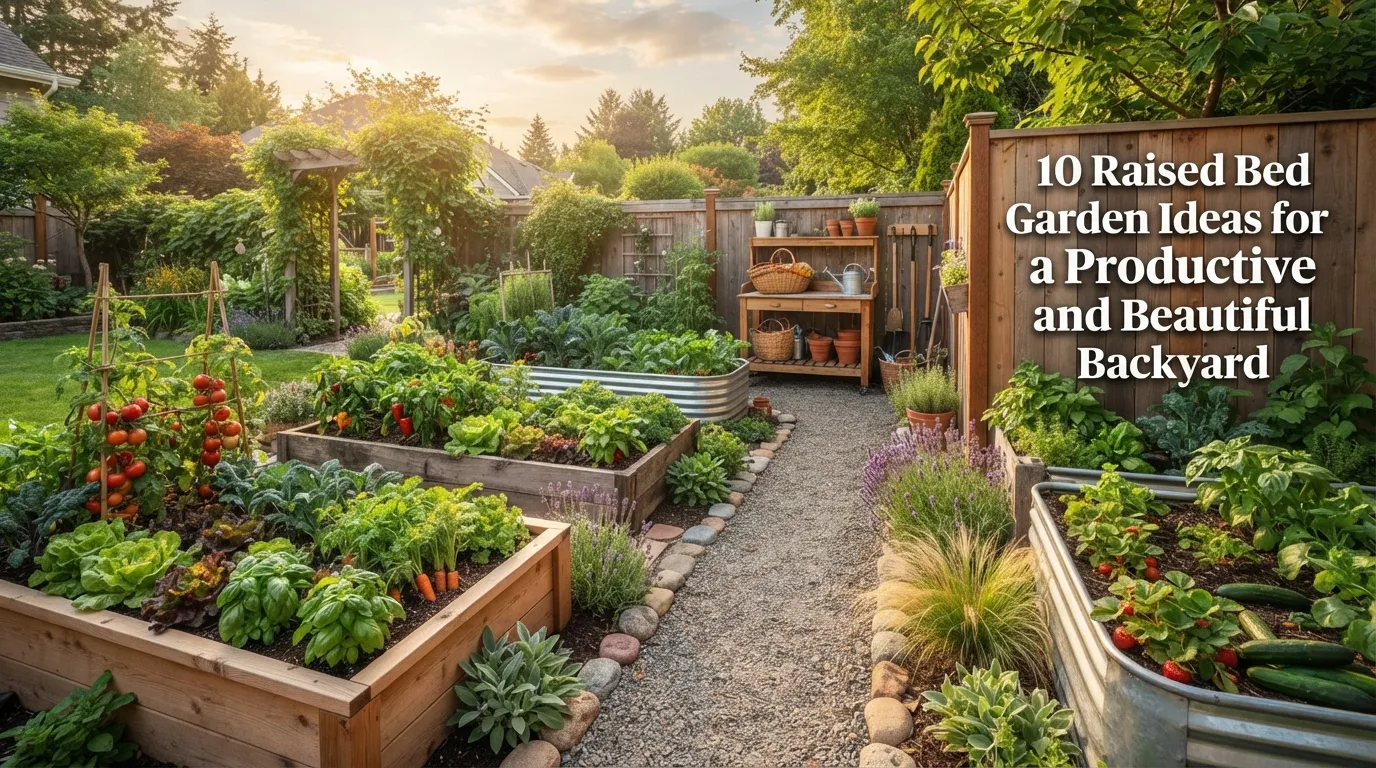 10 Raised Bed Garden Ideas for a Productive and Beautiful Backyard