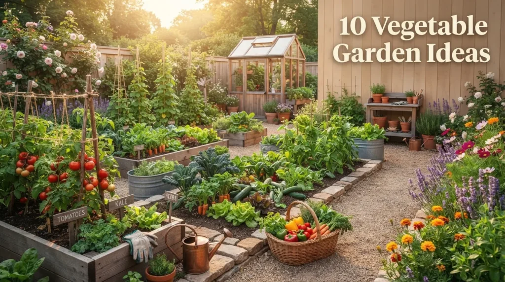 10 Vegetable Garden Ideas