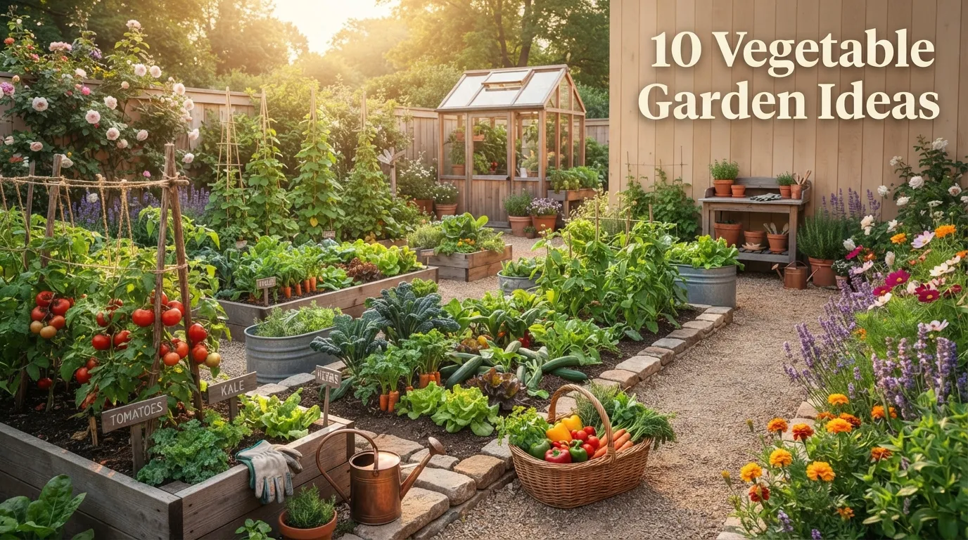 10 Vegetable Garden Ideas