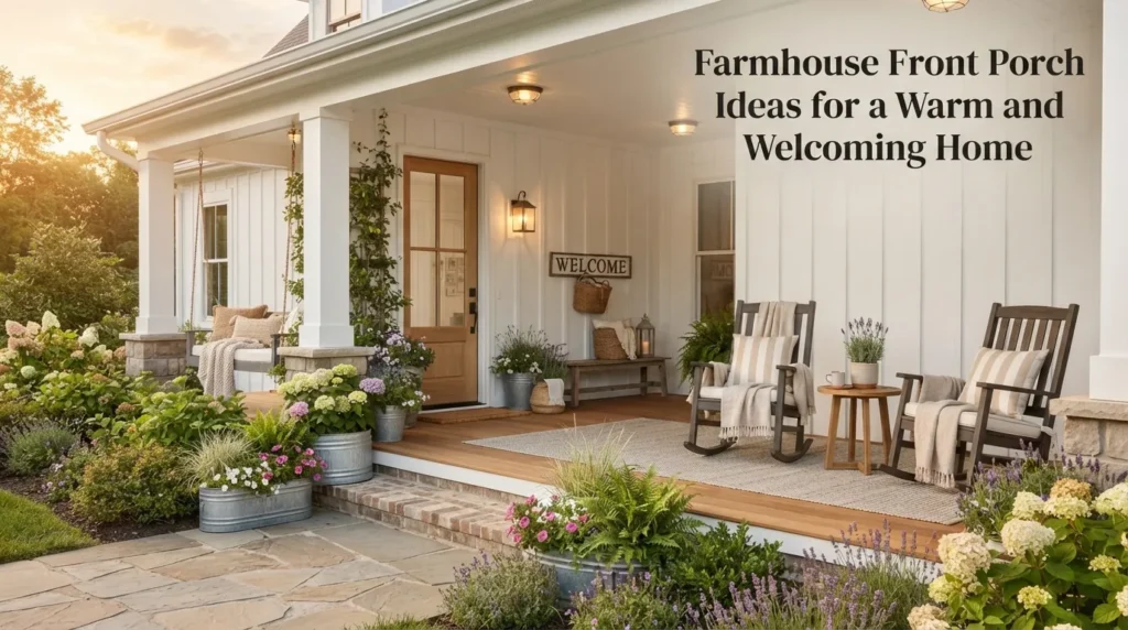 10 Farmhouse Front Porch Ideas for a Warm and Welcoming Home