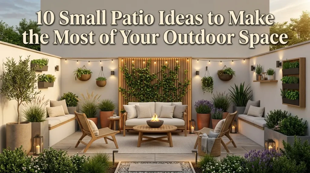 10 Small Patio Ideas to Make the Most of Your Outdoor Space
