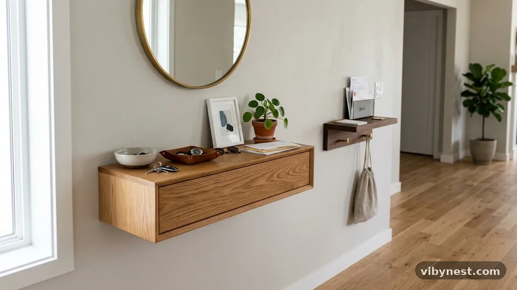 Maintain the Finish with Proper Cleaning - Best Floating Wall-Mounted Consoles for Drop-Zones Without Floor Space