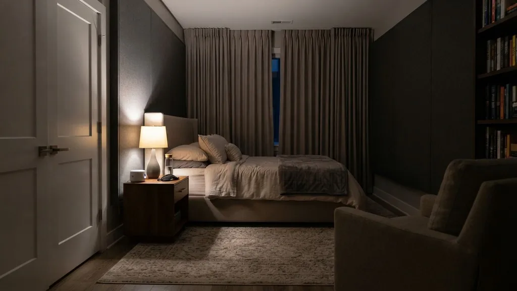 Maintaining Long-Term Quiet and Darkness - The Best Bedroom Layout for Light Sleepers to Block Noise and Light